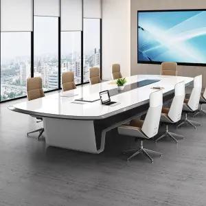 고급 사무실 회의 긴 접이식 회의실 탁자 연수 모던