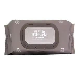 비비 화이트 미라클 물티슈 프리미엄(72매입)1개 아기물티슈 대용량물티슈