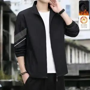 맨투맨 남성 티 재킷 가을 겨울 오피스룩 기모 차이나 카디건 admr4