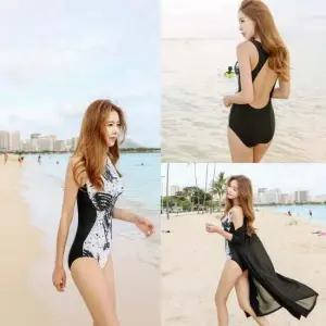 슬림 착시 원피스비키니