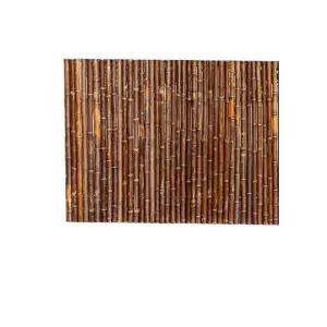 나무 펜스 대나무 목재 울타리 난간 휀스 정원 담장 화단