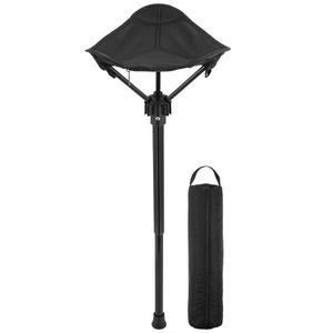 토드마미 접이식 의자 접이식 의자 휴대용 접이식 의자 접이식 의자 접이식 캠핑 접이식 낚시 나일론 블랙 경량 스틱 시트