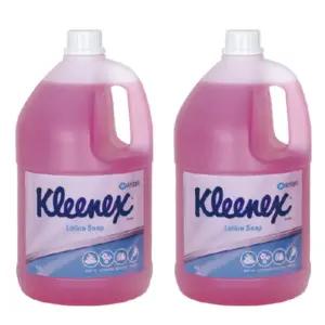 크리넥스 핸드워시 로션 솝 플로럴향 4Lx2개 손세정제 물비누