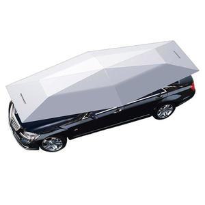 접이식 차양 전동 오토바이 햇빛 커버 우산 지붕 가리개 차량용 4 8m 블루