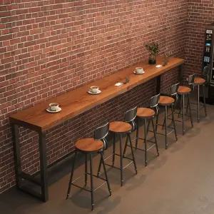 높은 홈바 테이블 와인바 베텐더 우드 원목 키높은 식탁 카페