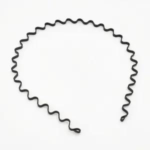 3mm 인기 철 데일리 웨이브 머리띠 세안머리띠 웨이브머리띠 금속머리띠