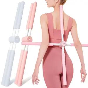 요가 십자봉 스틱 자세 교정 스트레칭 밸런스 요가봉 요가십자봉