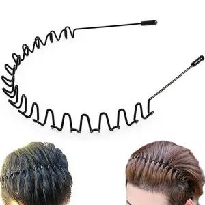 남녀공용 스프링 머리띠 세안 공부 잔머리 헤어 정리 머리띠 헤어밴드