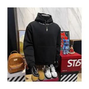 남친 점퍼 그레이 후드 가을 겨울 기모 도톰 빈티지 커플 코트 패피4