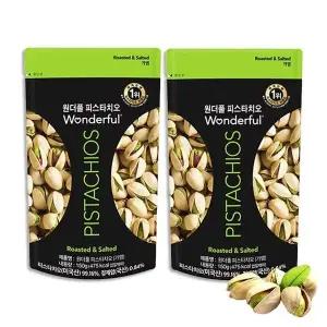 원더풀피스타치오 코스트코 구운 파스타치오 건강간식 견과 가염 150g 2봉