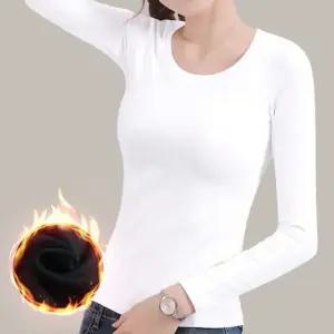 여성 겨울 내의 방한 기모 내복 긴팔티 이너웨어 GWM 내복 긴팔티셔츠