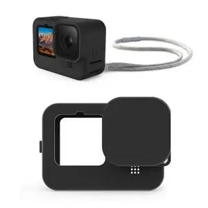 고프로 9 호환 실리콘 범퍼 케이스 보호 커버 액션캠 W7D98C4