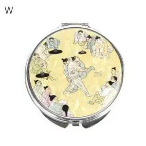 자개손거울 씨름도 W7E1609