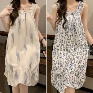 샤워 여름파자마 가슴패드내장형 골프원피스 원피스잠옷 탈의실 목욕 가운