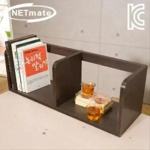 NETmate 라운드형 책꽂이 (600x200x200 월넛) W7EB46E