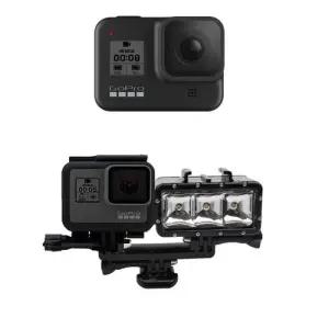 고프로 오즈모 호환 더블 마운트 듀얼 거치대 LED 라이트 브라켓 W4CE854