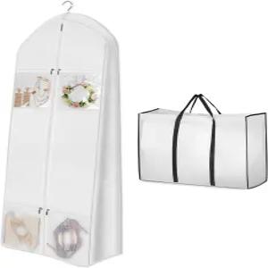 여행용 IRYZE 의류 가방 토트백이 포함된 웨딩원피스 가운용 가제트 원피스 긴 4포켓 정장 175*58*22CM