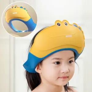 샤워 헤어캡 유아 악어 샴푸캡 어린이 머리감기 모자