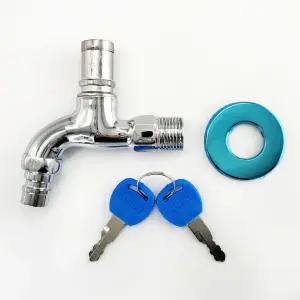 수도꼭지 잠금장치 누수 방지