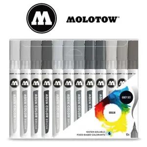 아트펜 컬러 브러쉬 그레이세트 아쿠아 모로토우 (WFJ7HV5)