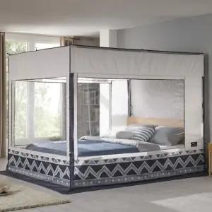 사각난방텐트 프리미엄 사각텐트 커텐형난방텐트 (WFJ7I4H)