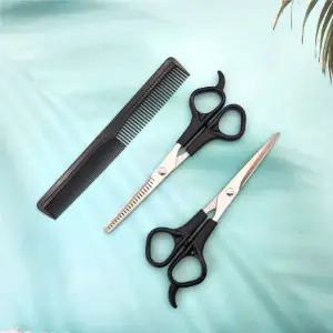 헤어컷 가위 빗 3종 세트 미용가위 이발가위 숱가위 틴닝가위 빗 미용빗