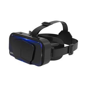 스테레오 헤드폰이 장착된 3D VR 헤드셋, 영화 및 게임용 4.7-7인치 장치 장착 가능