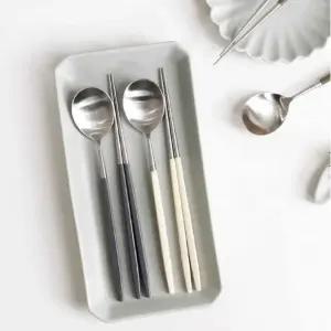 고품질 샤틴 세트 수저 수저세트 숟가락 젓가락 저분 케이스 (WFK6JS0)
