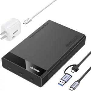 BENFEI 3.5/2.5인치 SATA HDD/SSD 인클로저 도구 없는 설계 20TB HDD UASP 지원