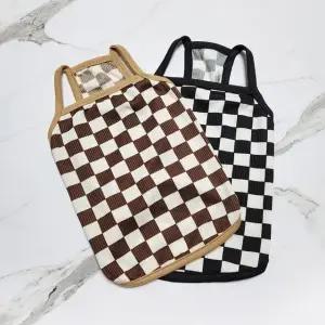 체크 강아지여름옷 끈나시 강아지옷 (WFJSR72)