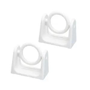 접착식 압축봉 걸이 샤워커튼 카텐봉 고정 브라켓 2P 커튼브라켓