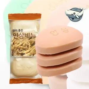 자연친화 인삼비누 세정 효과 피부 보습 세수비누 세안비누 향비누