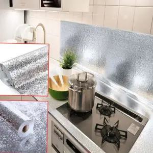 알루미늄 시트지 인테리어 접착 싱크대 주방 시트지 은박 방수 오염 하부장 꾸미기 접착식 다용도 상판