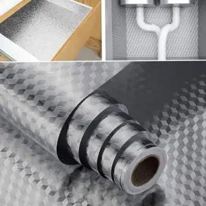 은박 시트지 주방용 오염 방지 방수 시트지 벽지 벽면 인테리어 수납장 테이블 다용도 접착식 가구 데코