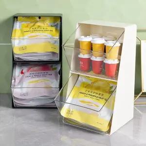 주방 간식 수납 보관함 홈카페 캡슐커피 정리함 주방수납정리함