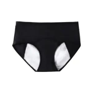 생리 흡수 팬티 2 위생팬티 블랙XL 편한 방지 선물 위생 입는 방수 순면 속옷