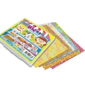 무늬 색종이 정리함 컬러지 아동학습용 무늬색종이 보관케이스