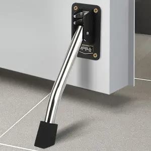 도어 스토퍼 발로 슬라이딩 문마감 현관문 도어 스토퍼 고무 고정 실내 아이 방문 잠금 방지 닫힘