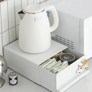 싱크대 정리 선반 슬라이딩 주방 철제 싱크대 수납 선반 서랍 선반함 정리함 주방용 보관함 서랍식