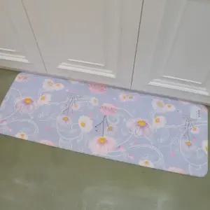 코스모스 도트 양면 주방매트 씽크매트 (중형94x44) 발매트 욕실매트 면매트