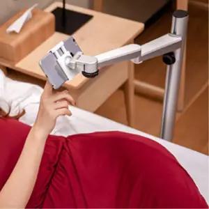 아이패드 태블릿 실버 높이조절 스탠딩 거치대 핸드폰 영화