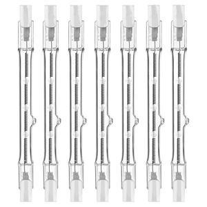 R7s 할로겐 전구 텅스텐 선형 조도 조절식 230V 7 팩 118mm