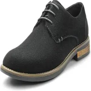 브루노 마크 남성용 어반 스웨이드 가죽 레이스 업 옥스포드 슈즈