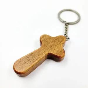 미니십자가 원목 십자가 키링 (WFK9RM6)