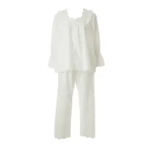 [비너스] 순면 로맨틱 화이트 레이스 파자마 [VPAA209W]