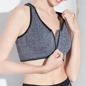 스포츠 브라탑 여자 요가 상의 필라테스 앞지퍼 플라잉요가복 폴댄스의상