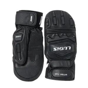 루디스 국가대표 LUPDUG08 블랙 알파인 스키 보드 레이싱 벙어리 방한 가죽 장갑