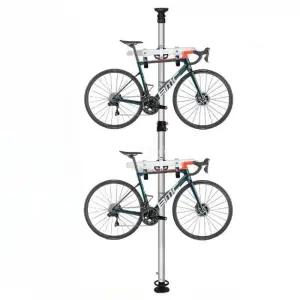실내 자전거 거치대 수직형 실내자전거 진열대 전시대