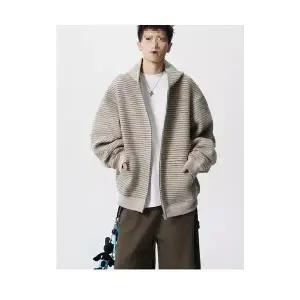 남자카디건 집업 카디건 후드 스트라이프 니트 스웨터 가디건 가을 겨울 커플 원템4