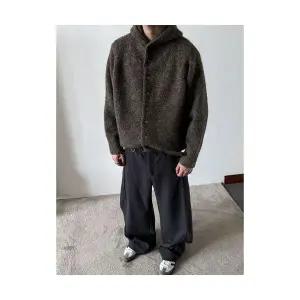 남자카디건 집업 카디건 니트 가디건 가을 겨울 수술 후디 스웨터 원템4